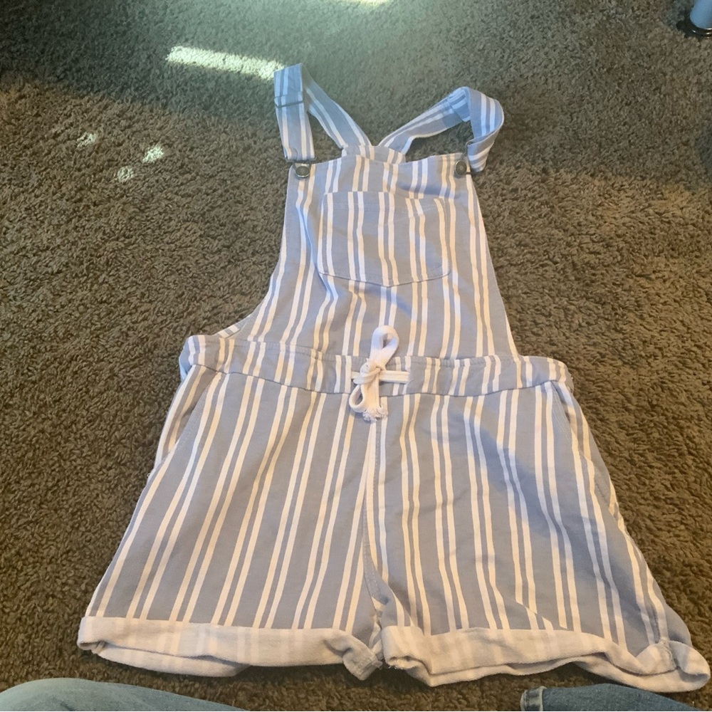 Cute blue and white romper